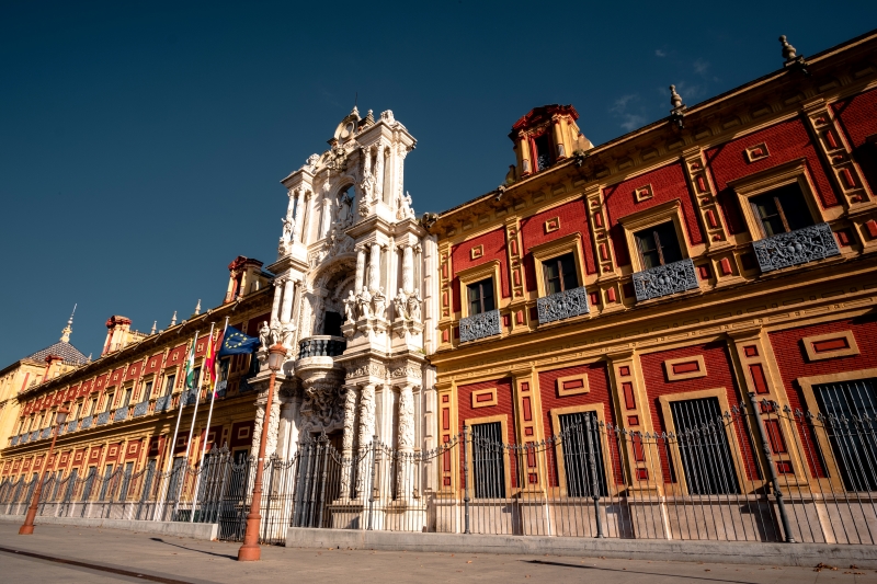 Monuments de Seville - Pavillon royal du parc de Maria Luisa
